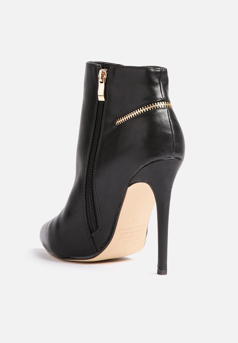 L100290 ZIP ANKLE BOOT BLACK Sissy Boy Boots