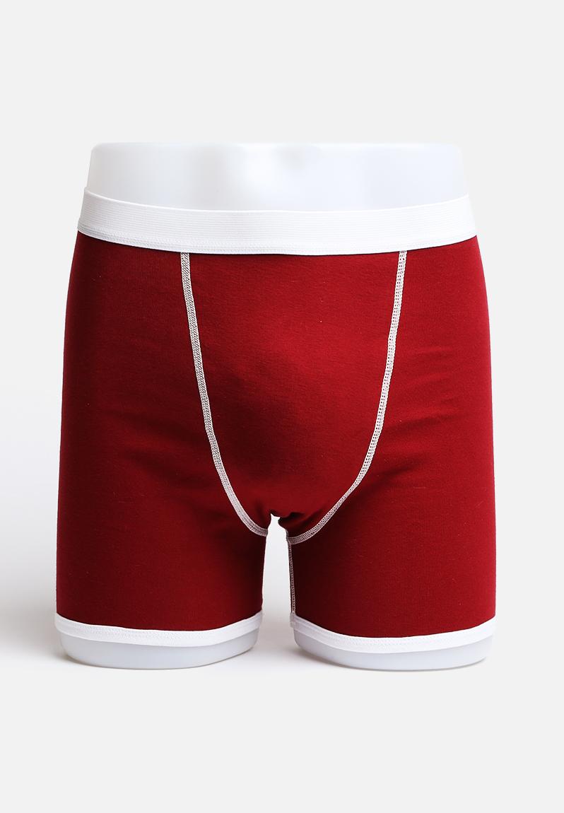 Baby Rib Boxer - Cranberry American Apparel Underwear, | Superbalist.com